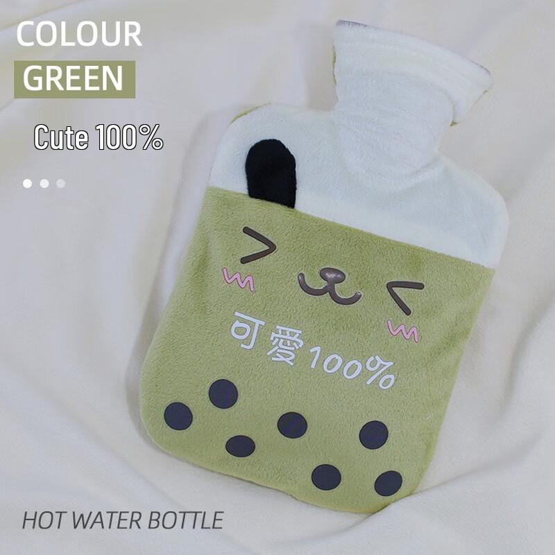 

Fumede 1000ml PVC Hot Water Bottle with Plush Cover