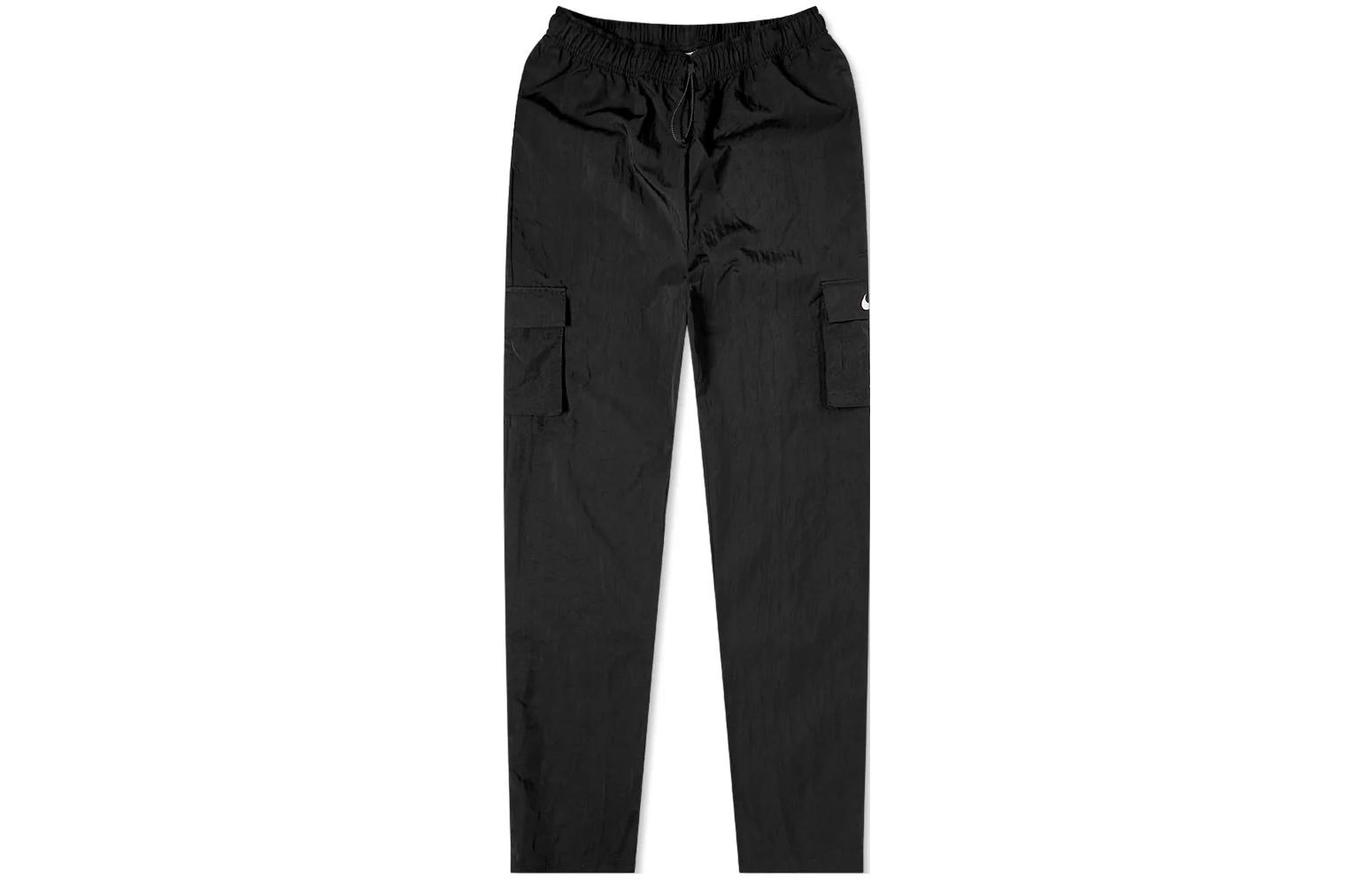 

Nike Women s High Rise Woven Cargo Pants Black/White DO7209-010 XS