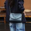 Genuine Leather Women's Bag 2025 New Style Single Shoulder Casual Small Bag Female Simple Top Layer Cowhide Leather Decoration Handbag