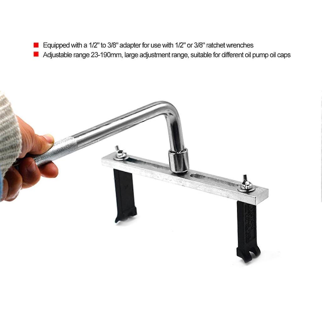 Fuel Tank Lid Wrench Spanner Adjustable Fuel Pump Send Unit Remover Installer Tool