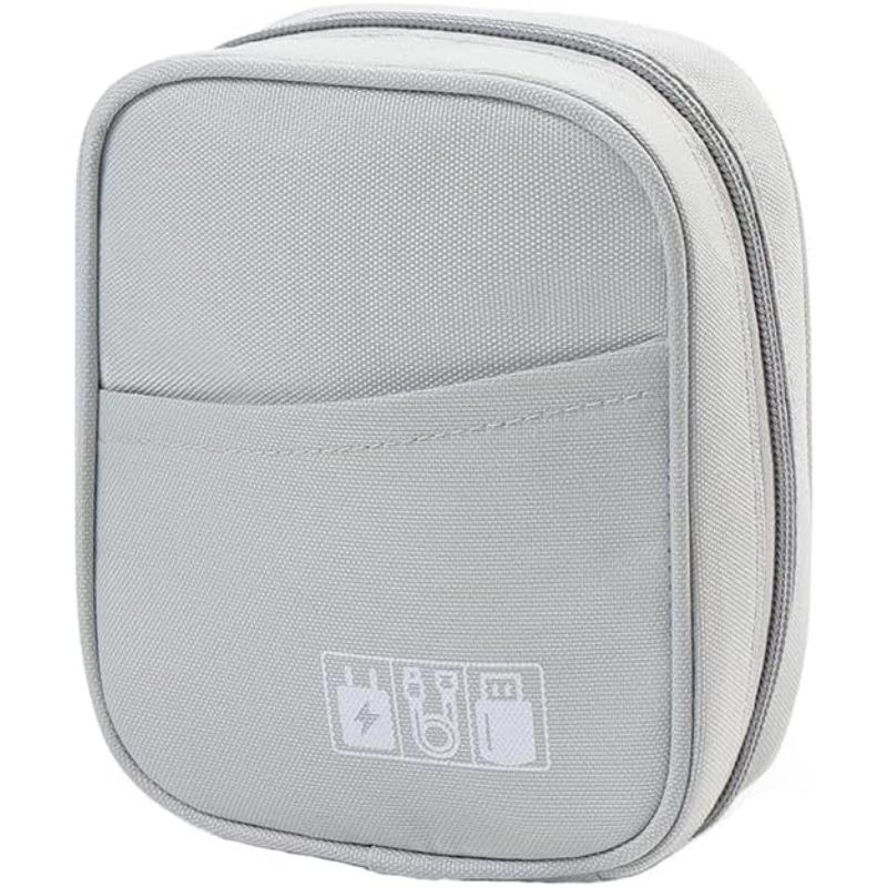 Digital Accessory Storage Bag Compatible for Laptop Charger, Mouse, Headphones & Toiletries - Compact Electronic with Cable Management