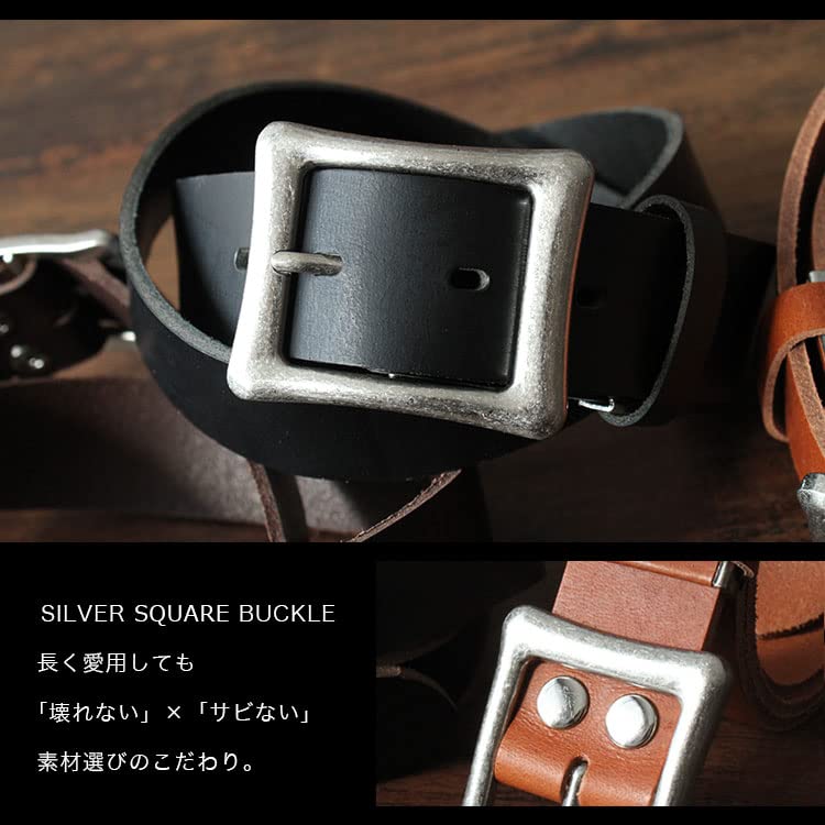 Leather Belt for Men and Extra Genuine Simple Buckle Interchangeable Belt [DaysArt] Women, Unisex, Thick, Leather, Belt, Buckle, Men's