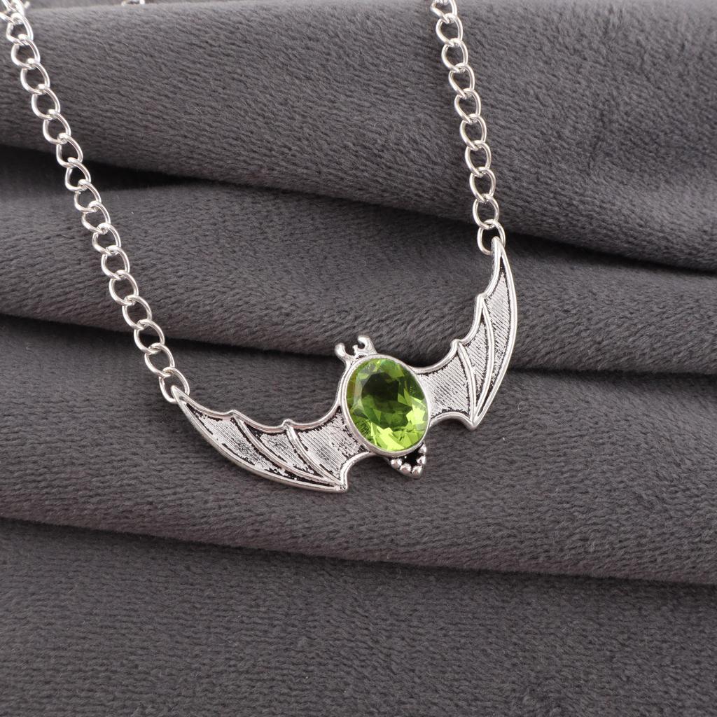 Peridot Pendant Gemstone Jewelry, 925 Solid Sterling Silver Pendant, Handmade Jewelry Birthstone Pendant, Gift For Him