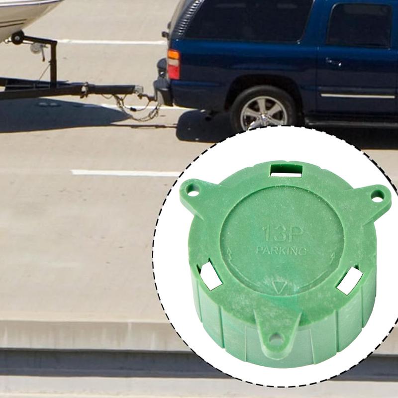 Wohnmobil Steckerabdeckung Steckerhalter 13-polig Anhängersteckerabdeckung Anhängeranschluss Schutz Anhängerkabelbaum Steckerschutz für Adapter