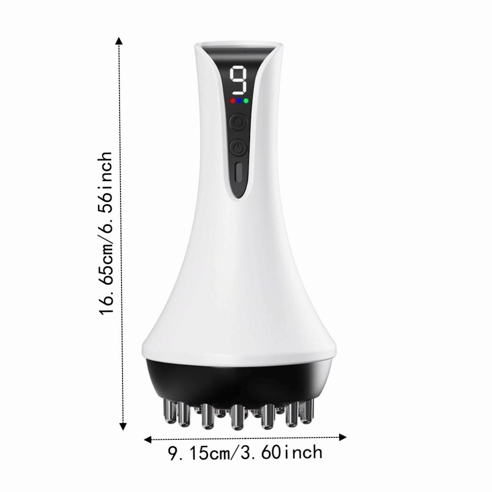 Hot Compress Electric Massage Meridian Brush USB Rechargeable Guasha Scraping Machine Household