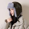 Women S Winter Fall Embroidered Fur Lined Trapper Hat