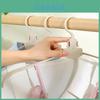 Portable Plastic Clothes Hanger With Wide Shoulder Design For Closet Organization
