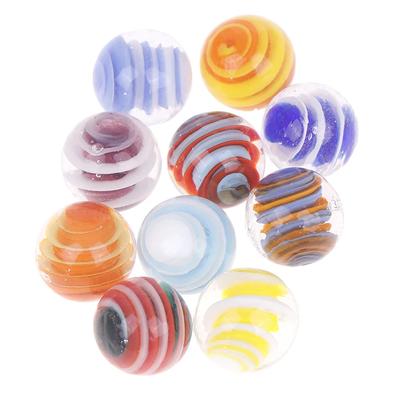 16MM Marbles Crystal Ball Glass 10PCS Ball Stained Glass Photography Accessories Vase Fish Tank Room Decor Christmas Balls