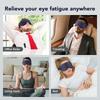 Electric Steam Eye Mask with 3D Massage Constant Temperature Hot Compress Smart Timer Sleep Shading Feature for Eye Fatigue Reli