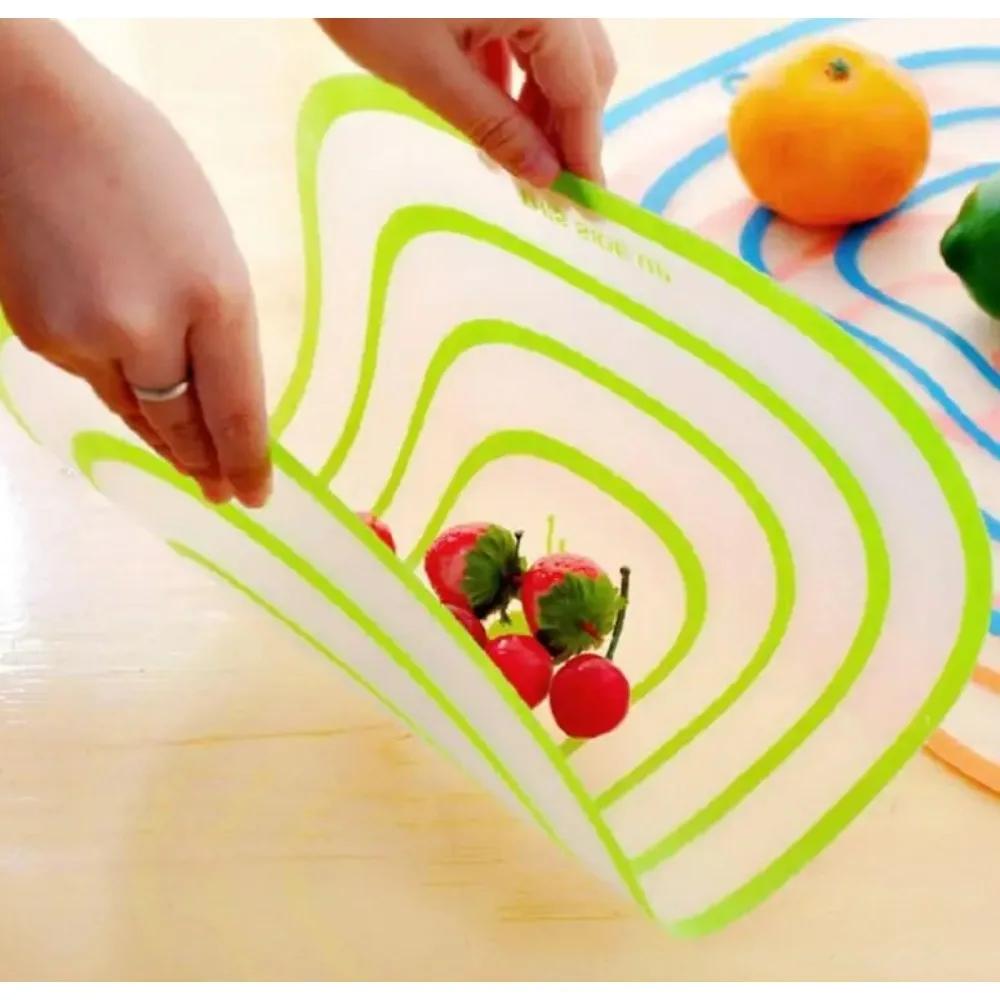 2pecs Practical Vegetable Meat Tools Non-slip Frosted Chopping Board Plastic Chopping Board Kitchen Cutting Board Kitchen Accessories