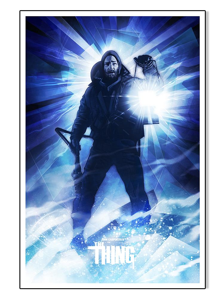 Classic Horror Movie The Thing Posters Print Canvas Painting John Carpenter Wall Art Picture For Bedroom Home Decoration