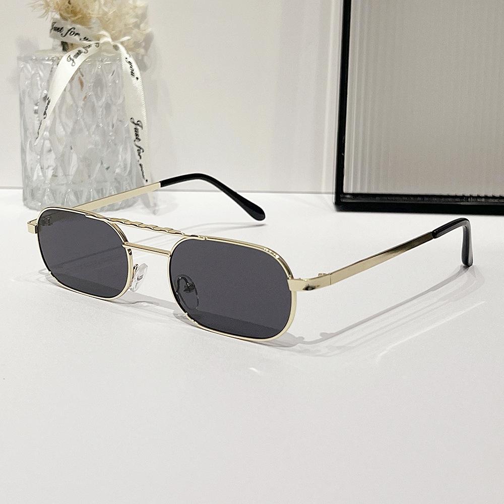 

Brand Square Sunglasses Women s Fashion Double Bridge Rectangle Sun Glasses For Ladies Retro Vintage Oval Eyewear Trends Other