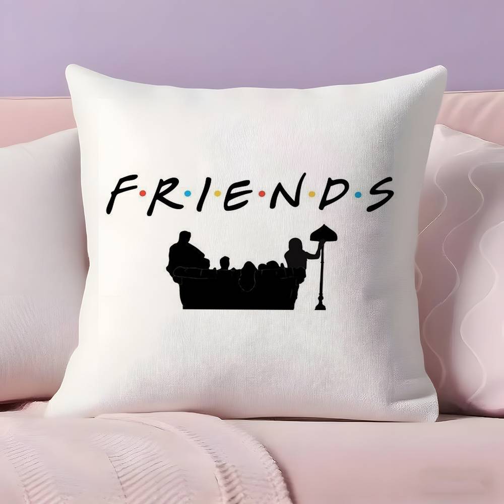 

Classic F-Friends TV Show Pillow Case Pillowcase Ultra Soft Skin Friendly Fabric Cloud Like Comfort & Concealed Zipper 12x12Inch