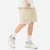 Li-Ning Loose Solid Color Cargo Shorts Men Bottoms Khaki AKSSA37-3