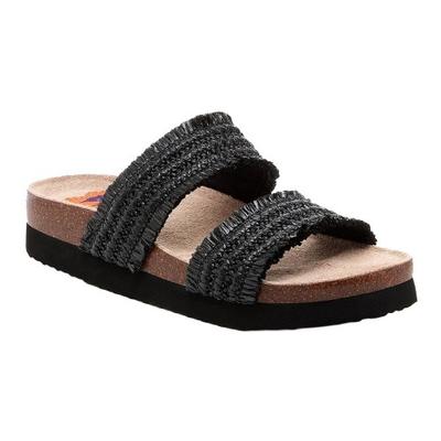 Womens/Ladies Aruba Raffia Flip Flops