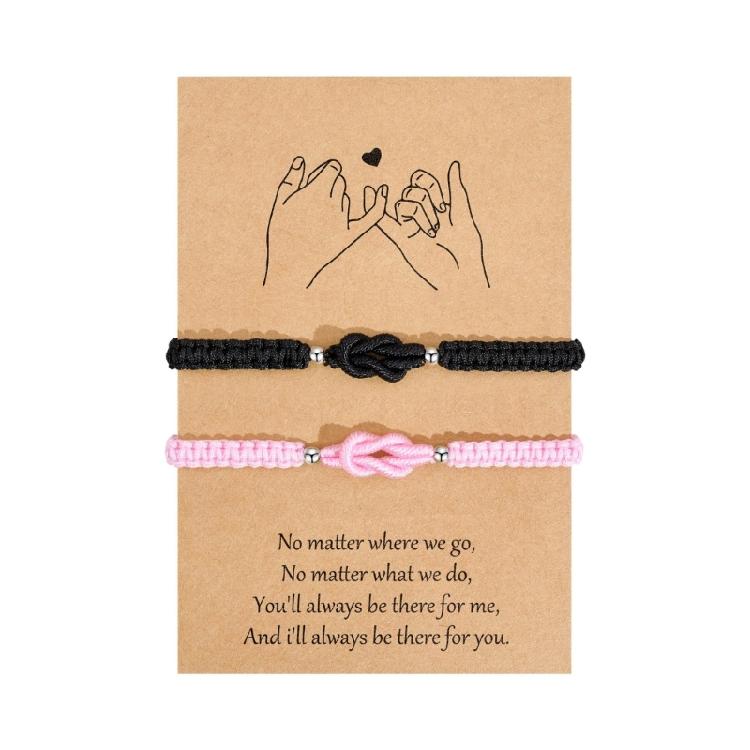 Meaningful Love Knot Bracelet Romantics Braided Friendship Wristchain Unique Gift For Partners And Friend