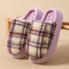 Heel Cotton Slippers 2025 New Winter Piled Thickened Indoor Home Warm Couple Wear Plush Cotton Shoes