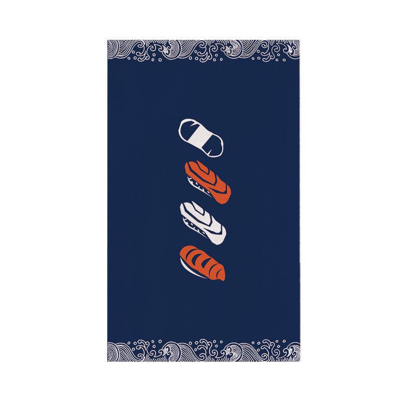 Japanese Sushi Restaurant Signboard Tea Room Kitchen Partition Door Head Curtain Flag Curtain Window Ramen Izakaya Short Curtain