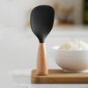 1Pcs Silicone Rice Spoon Heat-resistant Food Grade Silicone Rice Shovel Non-stick Rice Cooker Kitchen Tool Household Rice Spoon