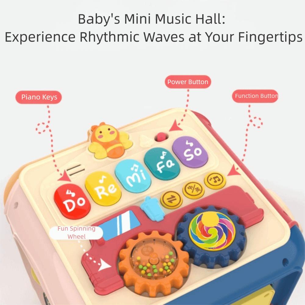 Sorting Function Toddler Hand Drum Toy Developmental Music Plaything Box Baby Activity Cube  Baby