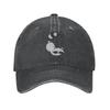 Süßer Waschbär Vintage Used Verstellbar Gewaschene Baumwolle Flaches Profil Unisex Trucker Cap Basecap für Unisex Unisex Kopfbedeckung