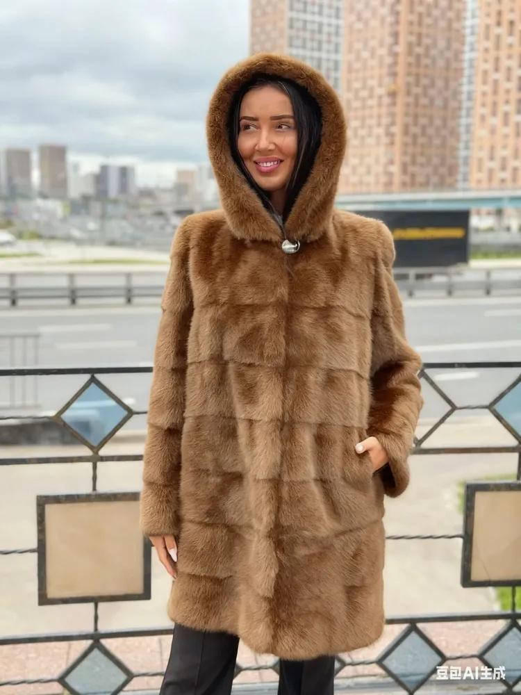 Winter Faux Rabbitcoat Faux Mink Faux  Coat For Women