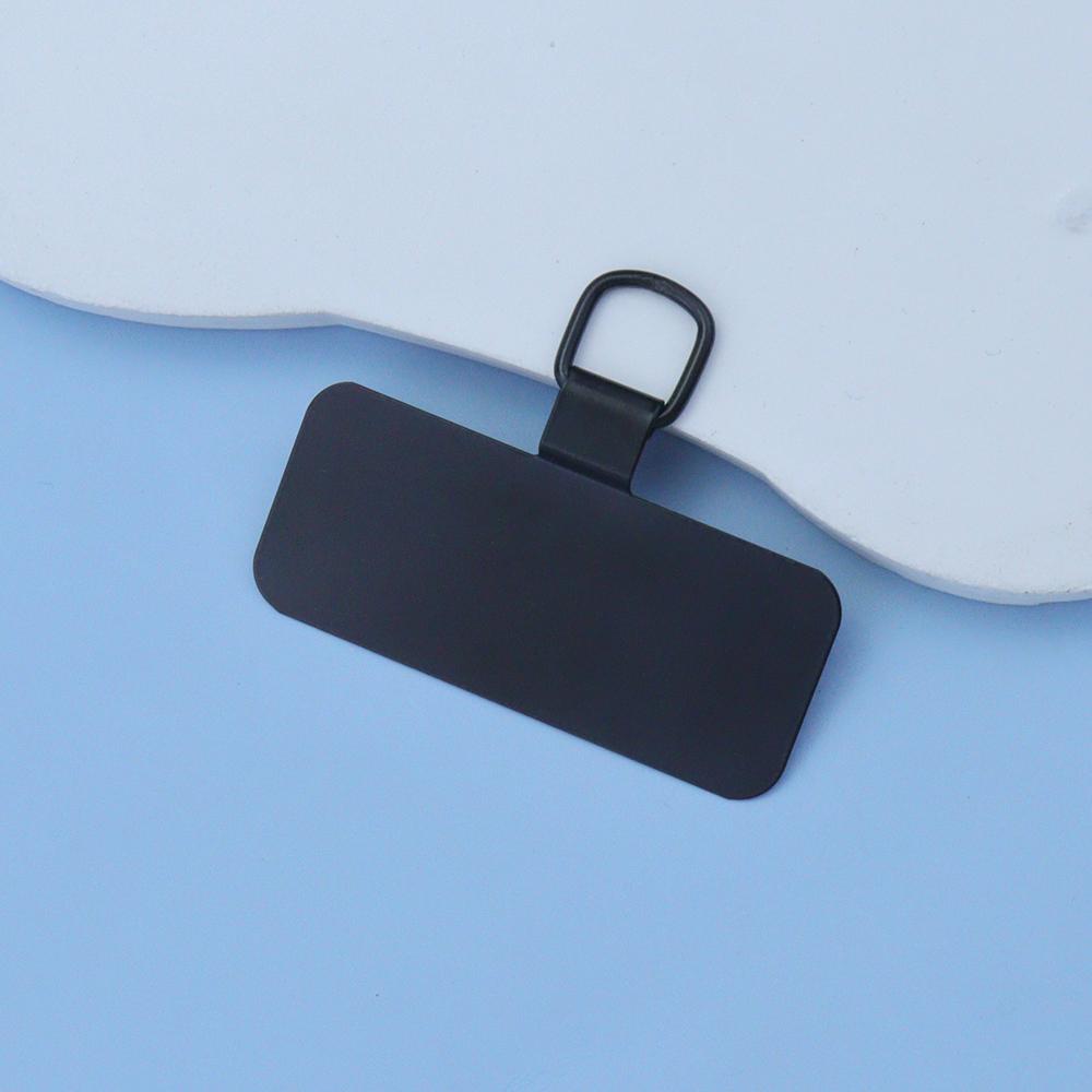 2 Pcs Universal Phone Lanyard Patch Metal Safety Slim Phone Strap Accessories