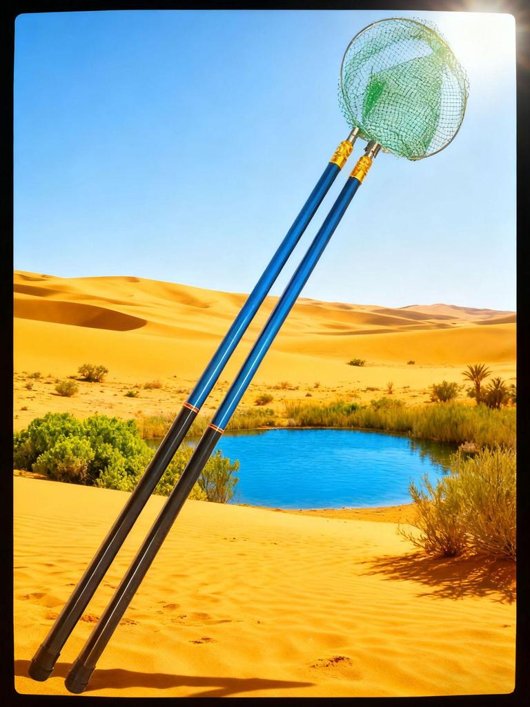 Adjustable Insulated Ultra-Hard Fiberglass Telescopic Landing Net