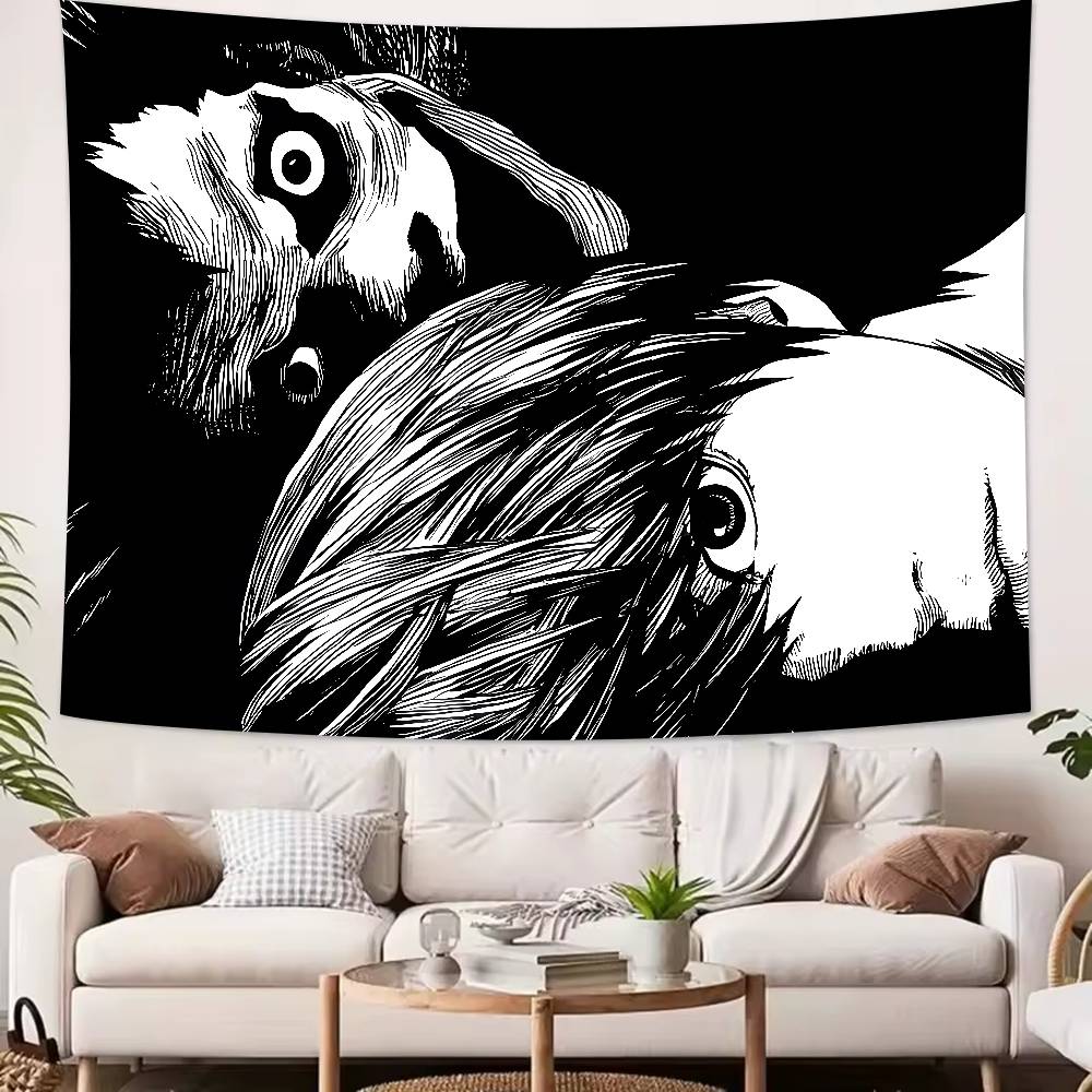Fashion Hot DDeathS Cool NNote Anime Tapestry Decoration Bedroom Dormitory Background Cloth Holiday Living Room Club Tapestry