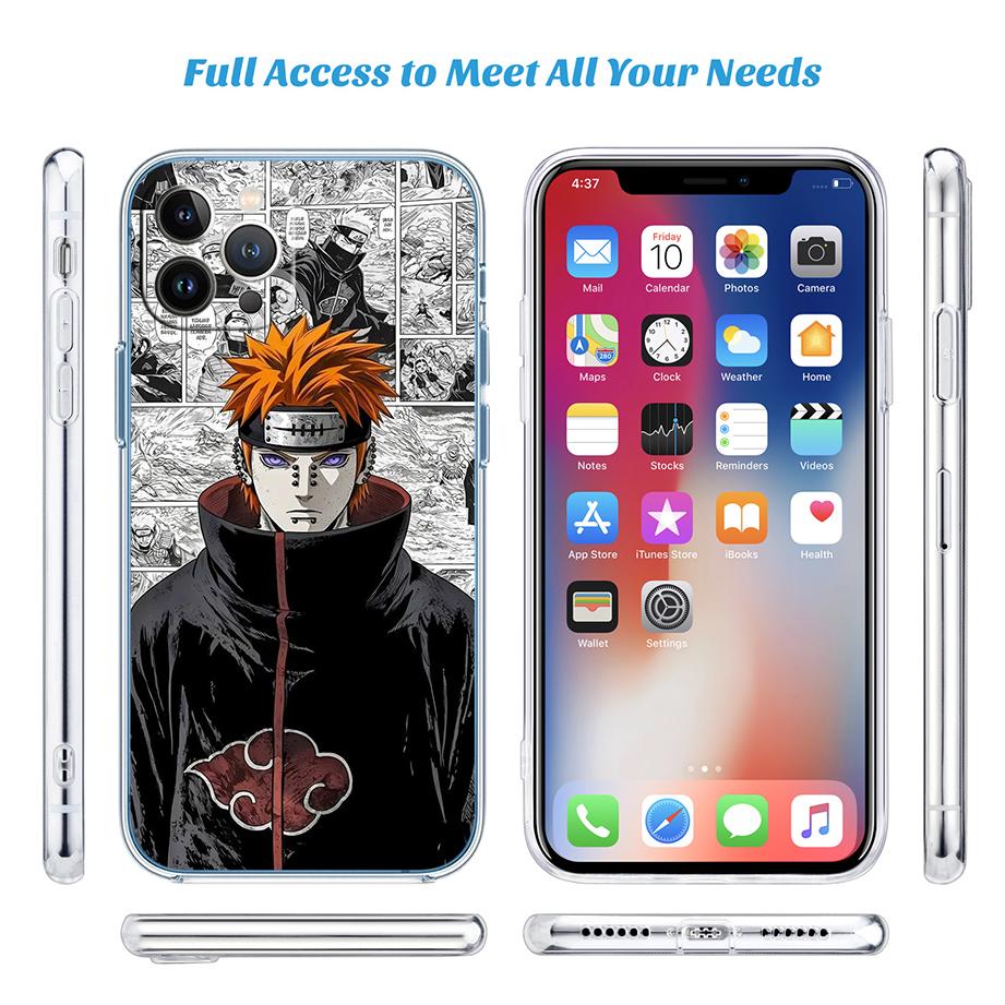 TR2 Akatsuki Naruto Phone Case for Motorola Moto G10 G20 G30 G31 G32 G34 G35 G41 G42 G50 G51 G52 G55 G60 G60S G62 G71 G72 G75