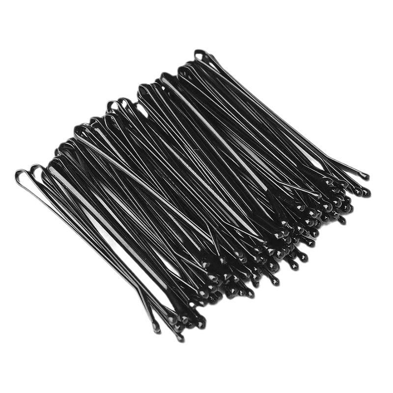 Fermagli Neri Semplici a Forma di U per Capelli da Donna - Piccoli Accessori Sicuri per Fissare i Capelli