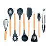 12 Pieces in 1 Set Silicone Kitchen Accessories Cooking Tools Kitchenware Cocina Silicone Kitchen Utensils With Wooden Handles