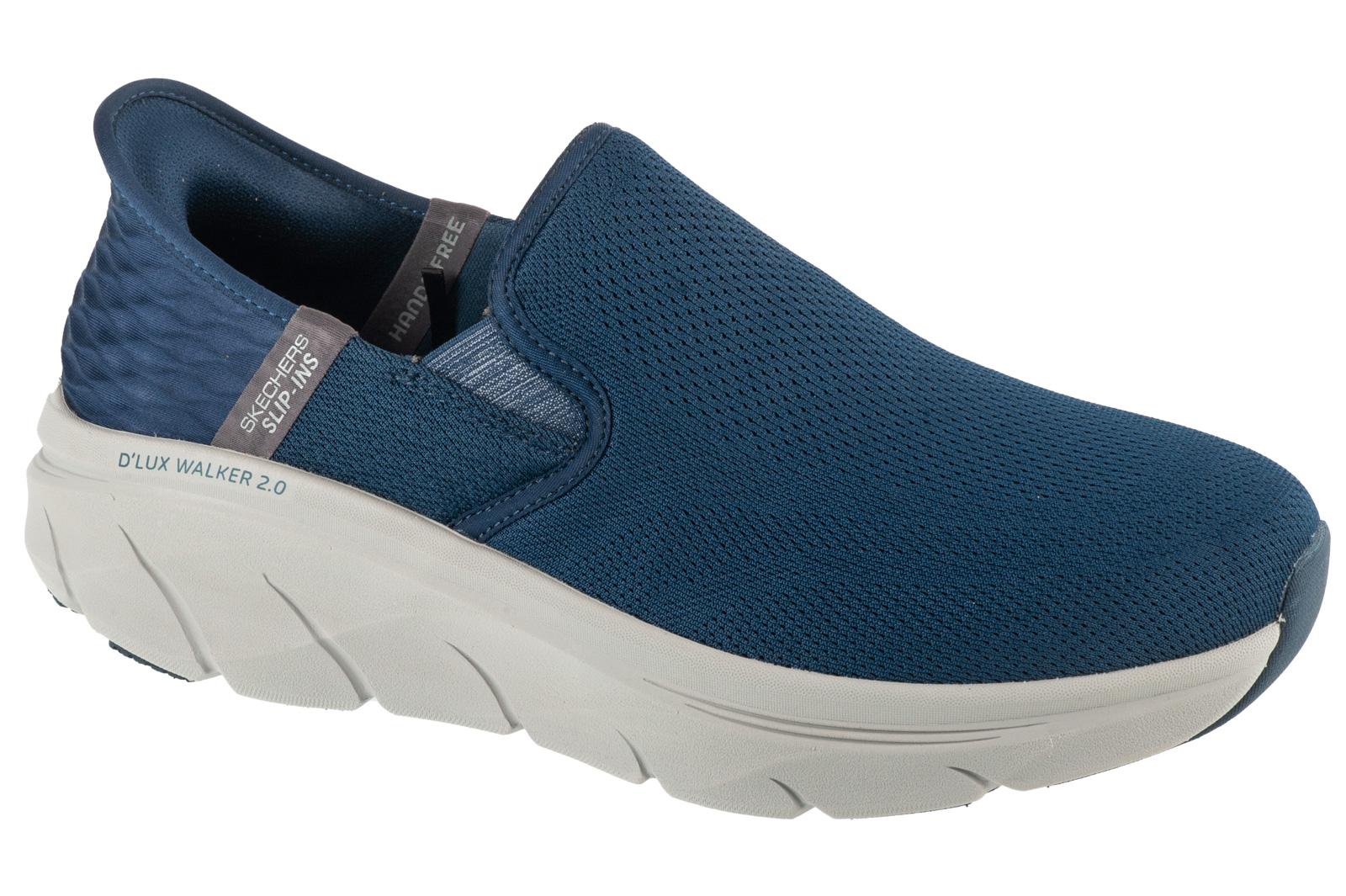 Skechers Slip-ins: D'Lux Walker 2.0 - Reeler, Baskets pour homme bleu marine 43 naval