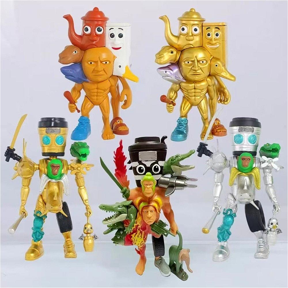 34 Style Italian Brainrot Figures Toys Tung Tung Tung Sahur Tralalero Tralala Anime Action Figurines Ornament Ornaments Decor