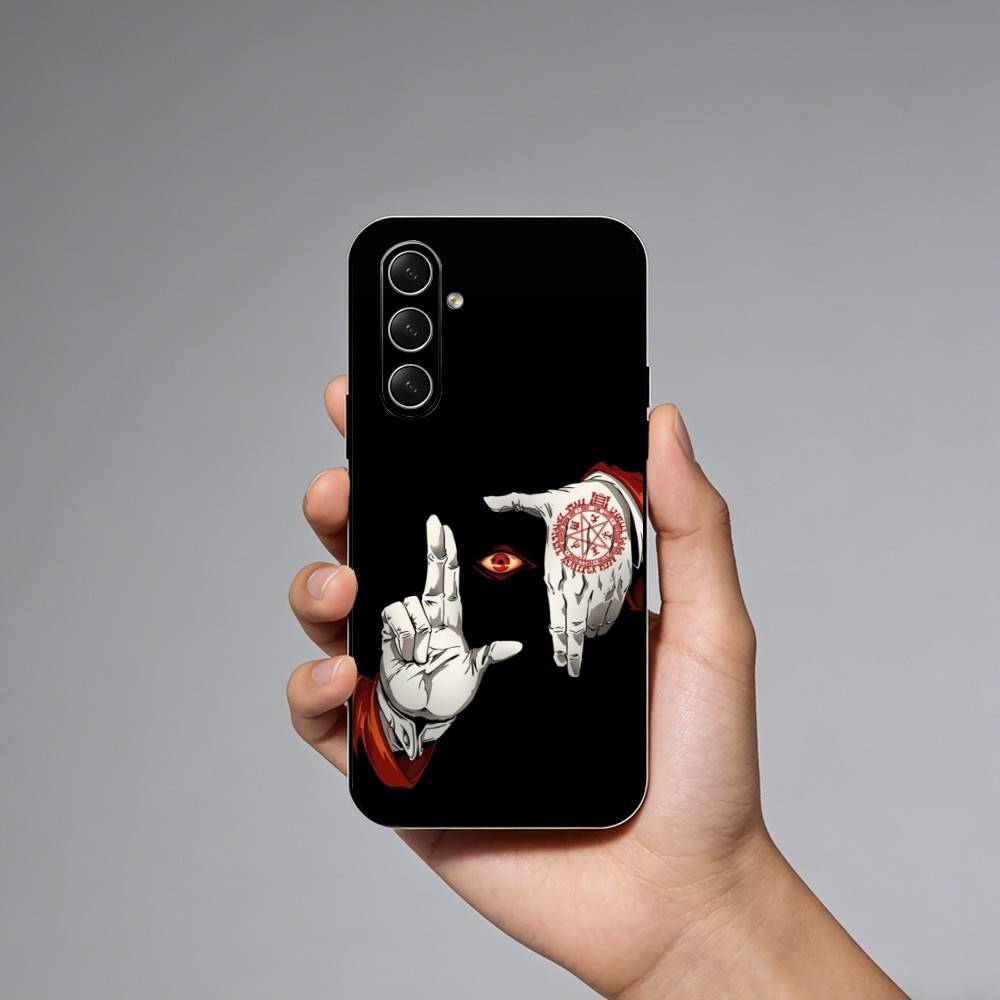 H-Hellsing Anime Cool Phone Case For Samsung Galaxy A73,A72,A71,A70,A52,A51 Others Soft Black Cover