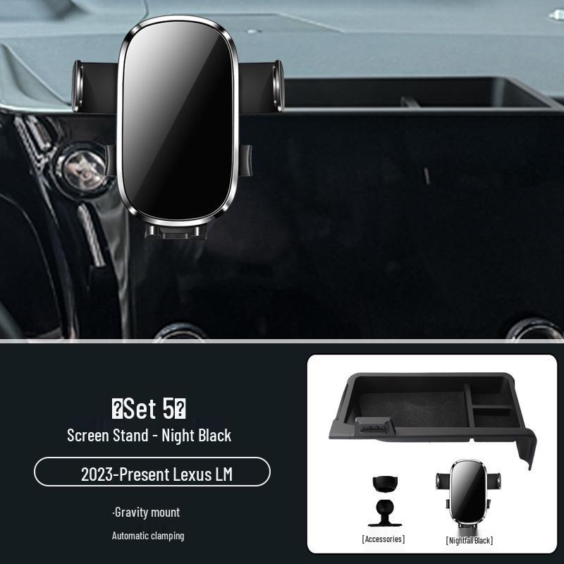 Dedicated Phone Holder with Storage for 2023+ Lexus LM Models