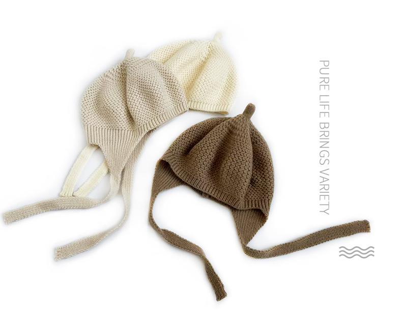 Cat Brother Autumn Winter Children's Cute Braids Beret - Sweet, Stylish Knit Wool Hat for Girls
