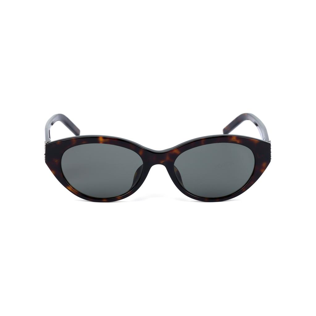 Saint Laurent Cassandre Hinge Oval Sunglasses Women Sunglasses Tortoise SL-M148/F-002