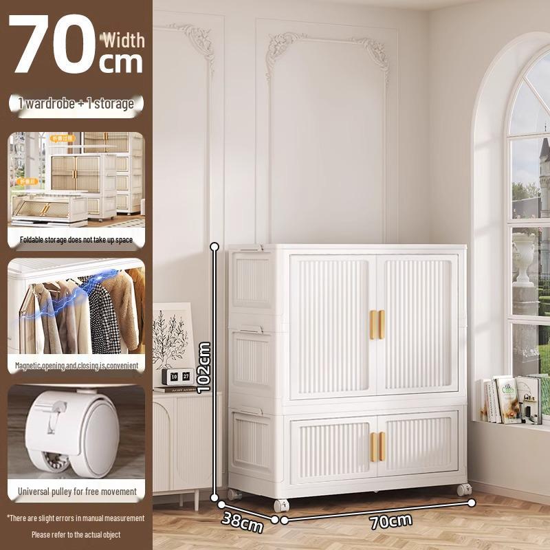 Younai Hängender Kleiderschrank für Kinder: Kleiderschrank für Babykleidung für das Schlafzimmer