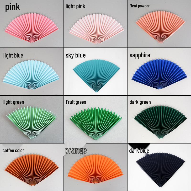 Красный оригами-веер с цветами для свадьбы - Украшение для китайской церемонии помолвки