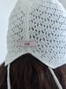 Elssibeui Crochet Knit Beanie_Ivory