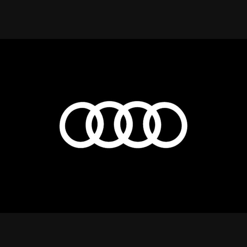 For Audi C6 2pcs LED Projector Laser Lamp Shadwo Light Car Door Welcome Light for Audi A1 A3 A4 A5 A6 A7 A8 Q3 Q5 Q7 S3 S4 S5 S6 S7 RS TT