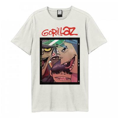 Amplified Unisex Adult Polaroid Slide Gorillaz T-Shirt