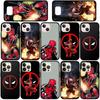 Phone Case for Samsung Galaxy S25 S24 S23 iPhone 16 15 Xiaomi Redmi Note 14 13 12 16E X 11 Pro Max OPPO Moto A4 Huawei Superhero Deadpool Comics Cover