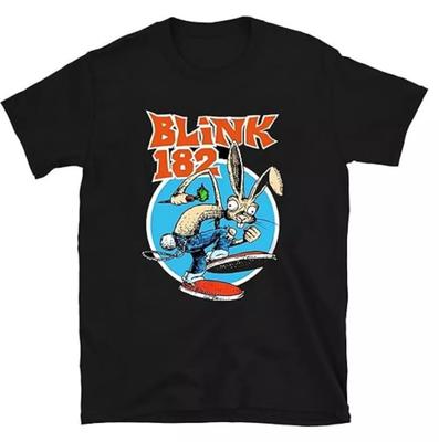 Schwarzes Vintage Band Blink 182 Geschenk für Fans T-Shirt Größe S-4XL