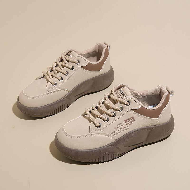 XQ5801 new 2025 autumn casual board shoes platform heightening shoes Korean version of sports women's shoes student street shooting trendy shoes