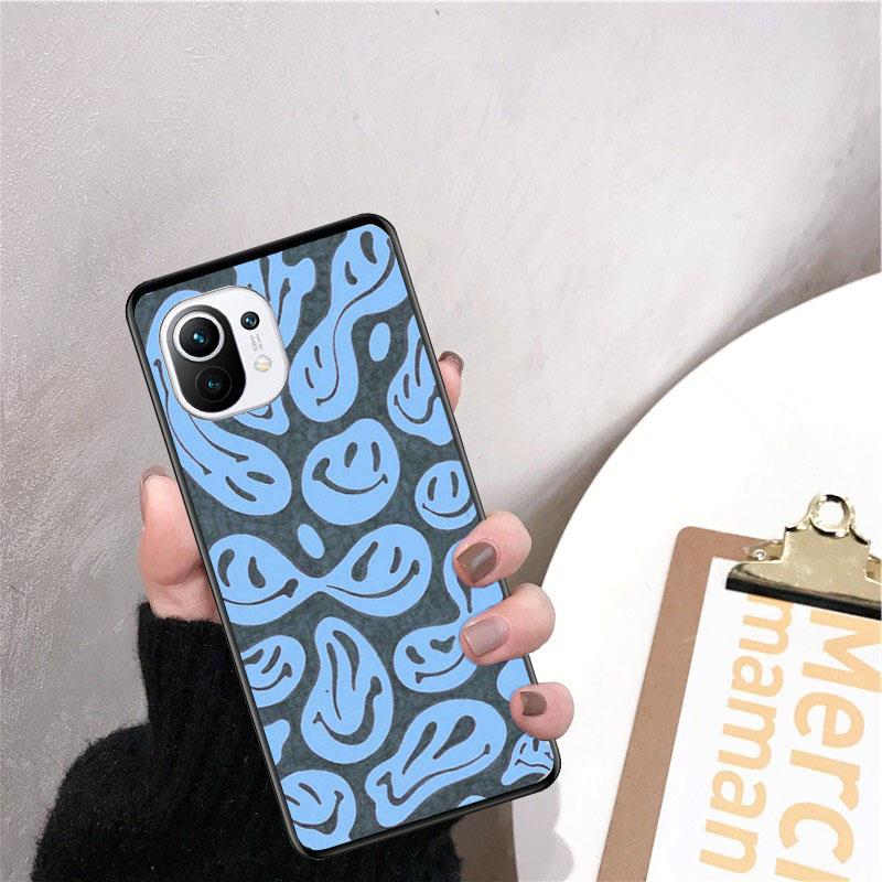 Trippy Smiley Phone Case for Xiaomi 12 Mi 10T 11T 11 Pro 10 10T 11 lite 10pro 11Ultra Poco X3 Pro Poco F3 M3