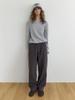Deomiteun [3Rd] Pod Cotton Pants (Charcoal)