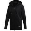 Sweat à capuche zippé intégral Stella McCartney Essentials Femme Noir EA2543