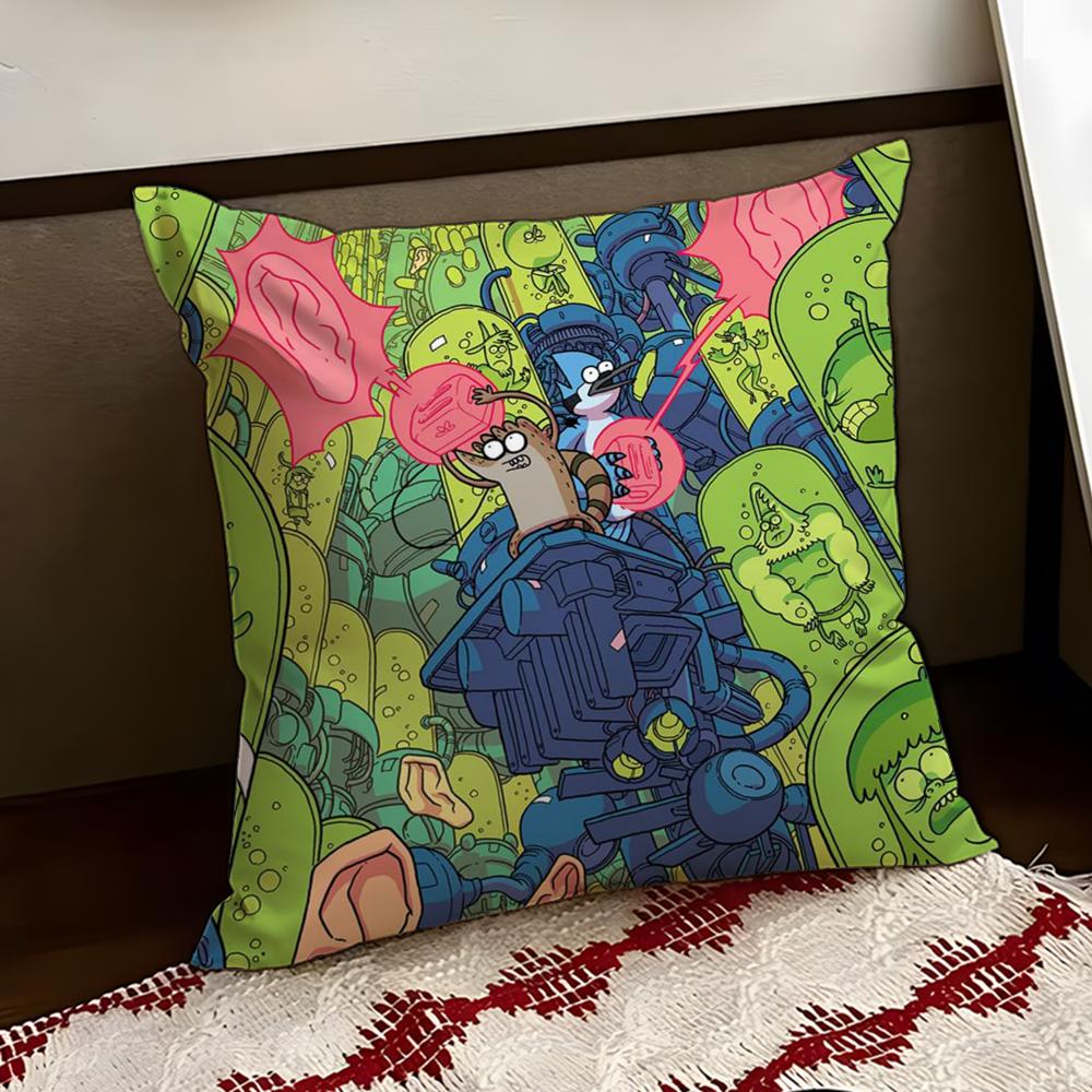 RRegular SShow Cushion Cover Reversible Soft Durable Pillow Cover Home Car MultiScene Use for Daily Comfort